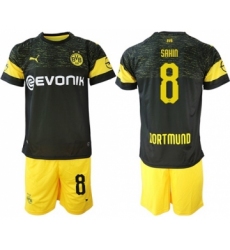 Dortmund #8 Sahin Away Soccer Club Jersey