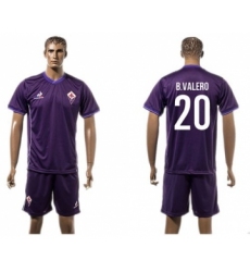 Florence #20 B.Valero Home Soccer Club Jersey