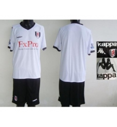 Fulham Blank White Home Soccer Club Jersey