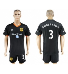 Hull City #3 Robertson Away Soccer Club Jersey