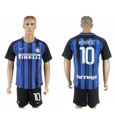 Inter Milan #10 Kovacic Home Soccer Club Jersey