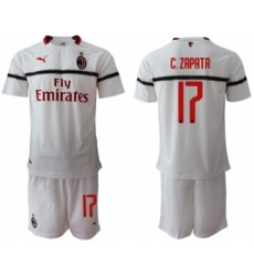 Inter Milan #9 Icardi White Away Soccer Club Jersey