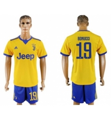 Juventus #19 Bonucci Away Soccer Club Jersey