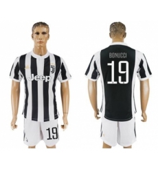 Juventus #19 Bonucci Home Soccer Club Jersey