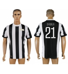 Juventus #21 Dybala 120th Anniversary Soccer Club Jersey