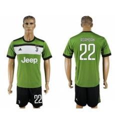Juventus #22 Asamoah SEC Away Soccer Club Jersey