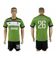Juventus #26 Lichtsteiner SEC Away Soccer Club Jersey