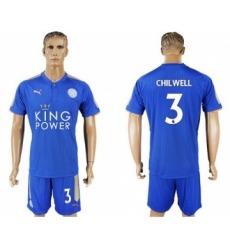 Leicester City #3 Chilwell Home Soccer Club Jersey