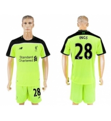 Liverpool #28 INGS Sec Away Soccer Club Jersey