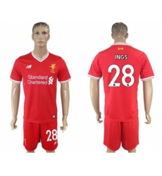 Liverpool #28 Ings Red Home Soccer Club Jersey