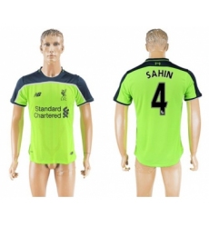 Liverpool #4 Sahin Sec Away Soccer Club Jersey
