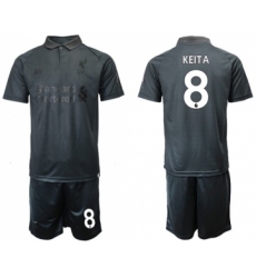 Liverpool #8 Keita Black Soccer Club Jersey