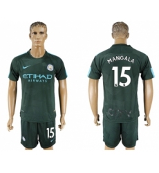 Manchester City #15 Mangala Sec Away Soccer Club Jersey