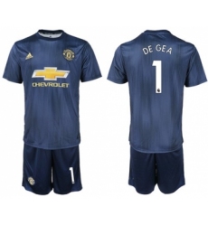 Manchester United #1 De Gea Third Soccer Club Jersey