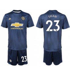 Manchester United #23 Shaw Third Soccer Club Jersey