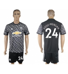 Manchester United #24 Fosu-Mensah Black Soccer Club Jersey