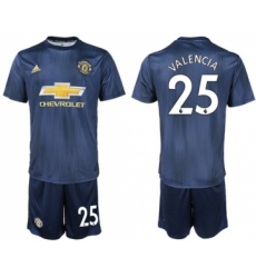 Manchester United #25 Valencia Third Soccer Club Jersey