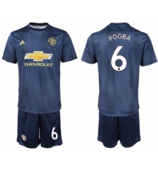 Manchester United #6 Pogba Third Soccer Club Jersey