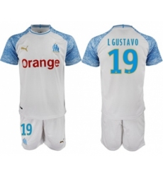 Marseille #19 L Gustavo Home Soccer Club Jersey
