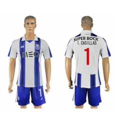 Oporto #1 I.Casillas Home Soccer Club Jersey