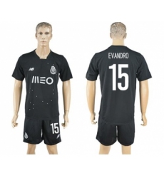 Oporto #15 Evandro Away Soccer Club Jersey