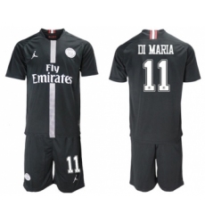 Paris Saint-Germain #11 Di Maria Home Jordan Soccer Club Jersey