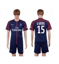 Paris Saint-Germain #15 G Guedes Home Soccer Club Jersey
