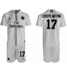 Paris Saint-Germain #17 Choupo Moting Away Jordan Soccer Club Jersey