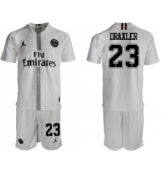 Paris Saint-Germain #23 Draxler Away Jordan Soccer Club Jersey