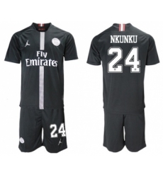Paris Saint-Germain #24 Nkunku Home Jordan Soccer Club Jersey
