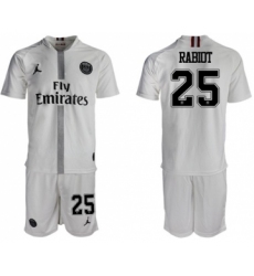 Paris Saint-Germain #25 Rabiot Away Jordan Soccer Club Jersey
