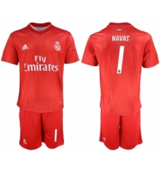 Real Madrid #1 Navas Third Soccer Club Jersey