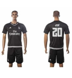 Real Madrid #20 Jese Black Soccer Club Jersey