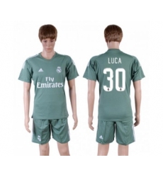 Real Madrid #30 Luca Green Goalkeeper Soccer Club Jersey