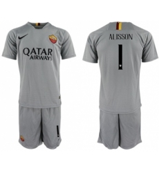 Roma #1 Alisson Away Soccer Club Jersey