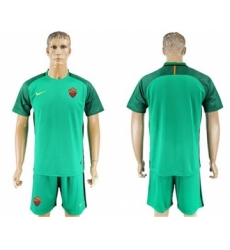 Roma Blank Green Goalkeeper Soccer Club Jersey