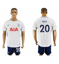 Tottenham Hotspur #20 Dele White Blue Soccer Club Jersey