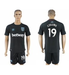 West Ham United #19 Collins Away Soccer Club Jersey