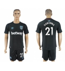 West Ham United #21 Ogbonna Away Soccer Club Jersey