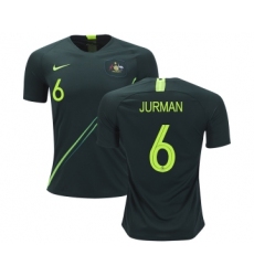 Australia #6 Jurman Away Soccer Country Jersey
