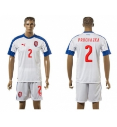 Czech #2 Prochazka Away Soccer Country Jersey