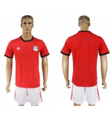 Egypt Blank Red Home Soccer Country Jersey