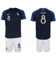 France #8 Lemar Home Soccer Country Jersey