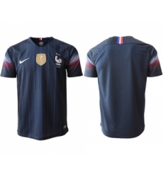 France Blank Home Thai Version Soccer Country Jersey