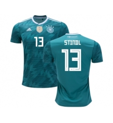 Germany #13 Stindl Away Soccer Country Jersey