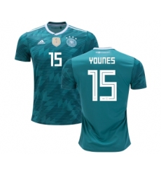 Germany #15 Younes Away Soccer Country Jersey
