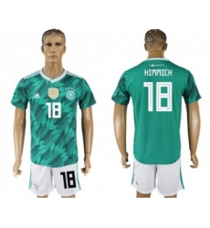 Germany #18 Kimmich Away Soccer Country Jersey