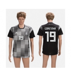 Germany #19 Goretzka Black Soccer Country Jersey