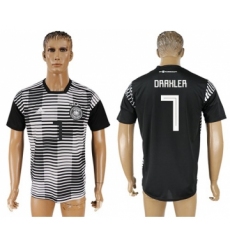 Germany #7 Draxler Black Soccer Country Jersey
