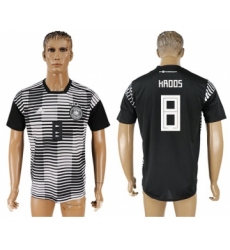 Germany #8 Kroos Black Soccer Country Jersey